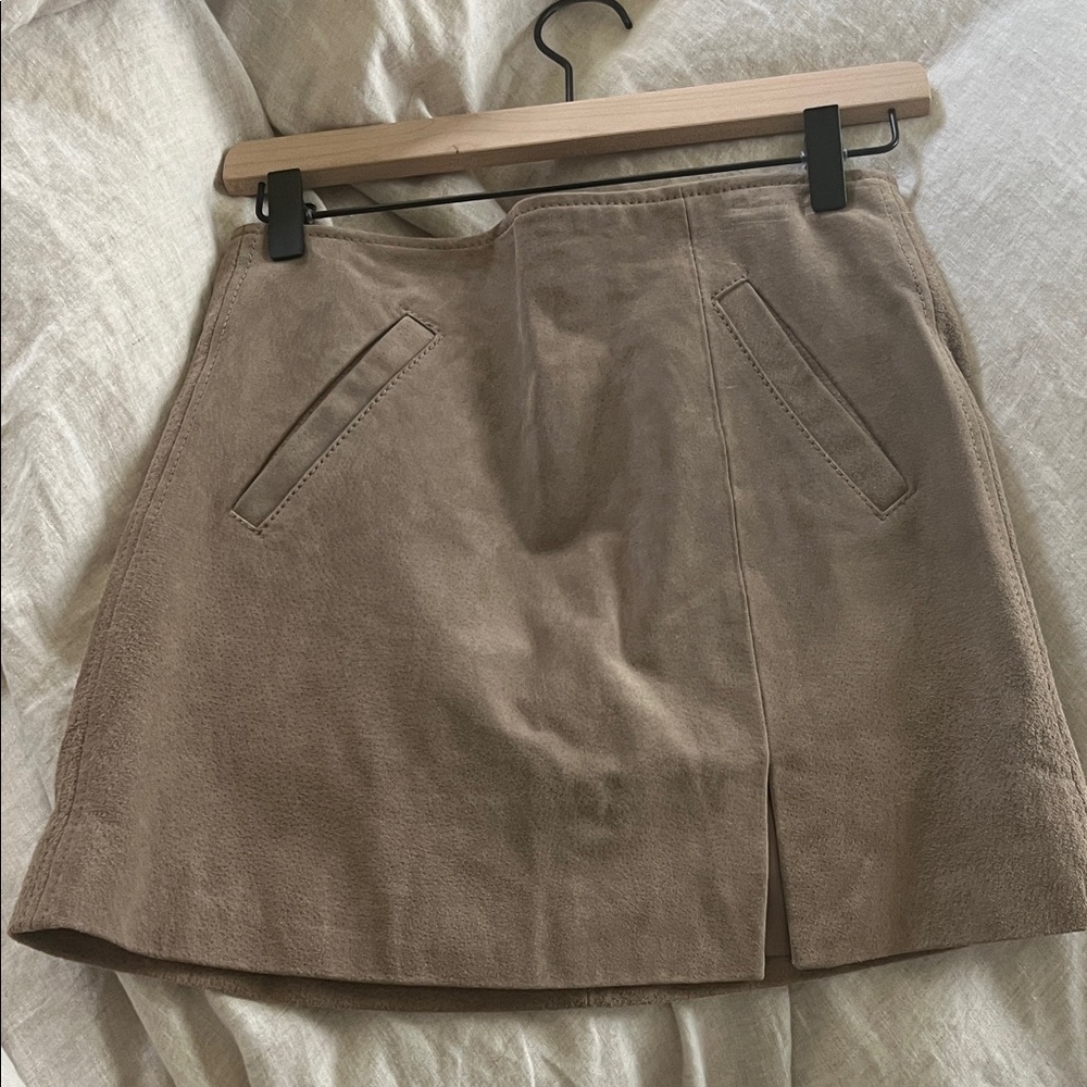 Blank NYC Leather Skirt